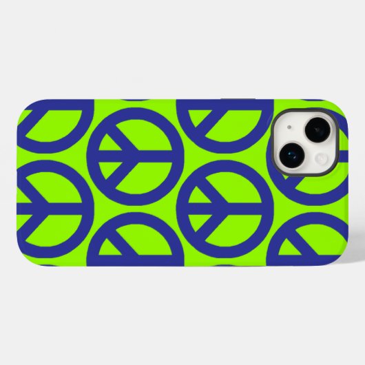 Vrede Case-Mate iPhone Case (Achterkant (horizontaal))