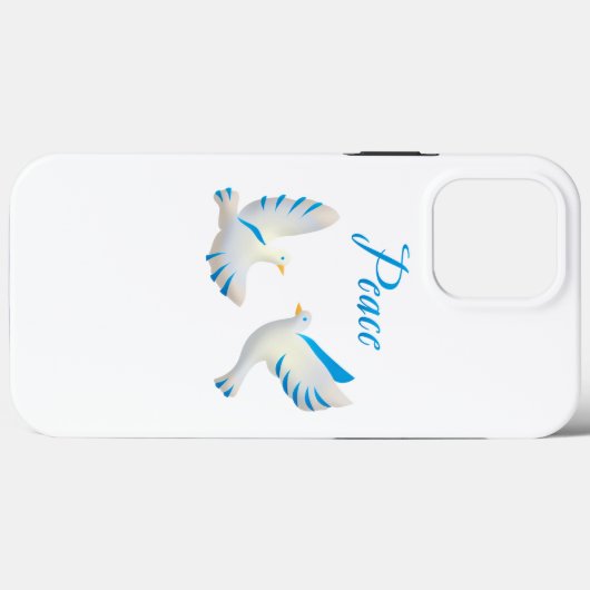 Vrede Case-Mate iPhone Case (Achterkant (horizontaal))