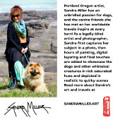 VREDE  Chow-hond vakantie ansichtkaarten ZIE BINNE Feestdagen Kaart