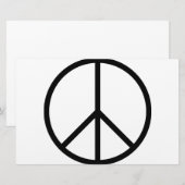 Vrede (CND) Briefpapier (Voorkant / Achterkant)