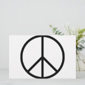 Vrede (CND) Briefpapier (Staand voorkant)