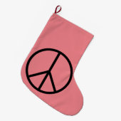 Vrede (CND) Grote Kerstsok (Voorkant (Hangend))
