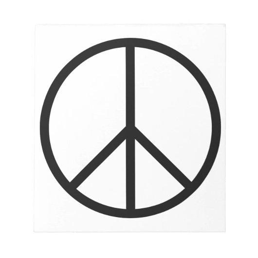 Vrede (CND) Notitieblok (Voorkant)