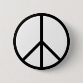 Vrede (CND) Ronde Button 5,7 Cm (Voorkant)