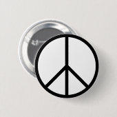 Vrede (CND) Ronde Button 5,7 Cm (Voorkant /achterkant)