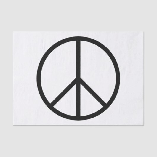 Vrede (CND) Tissuepapier (Voorkant)