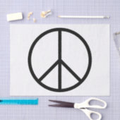 Vrede (CND) Tissuepapier (Craft)