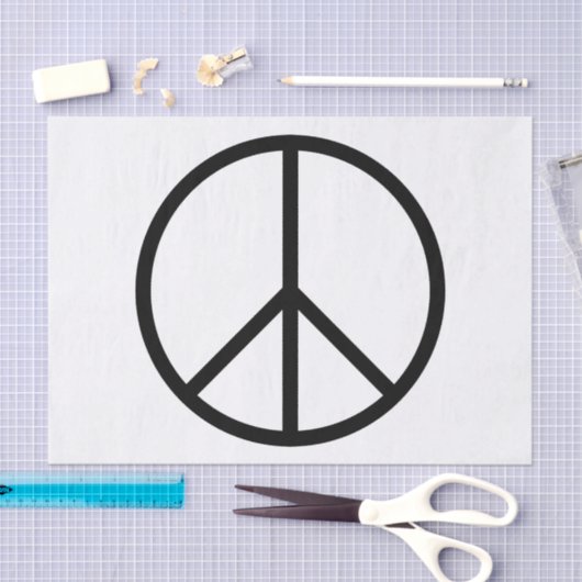 Vrede (CND) Tissuepapier (Craft)