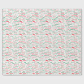 Vrede coëxistente prettige kerst Veel talen Cadeaupapier (Vlak)