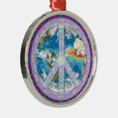 Vrede - Coëxistentie Metalen Ornament (Rechts)