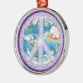 Vrede - Coëxistentie Metalen Ornament (Links)