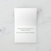 Vrede, Comfort, & de Kerstkaart van de Vreugde Feestdagen Kaart (Binnen)