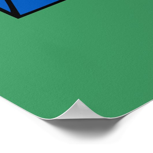 Vrede Cyrillisch Poster (Hoek)