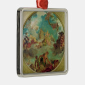 Vrede daalt naar aarde metalen ornament (Rechts)