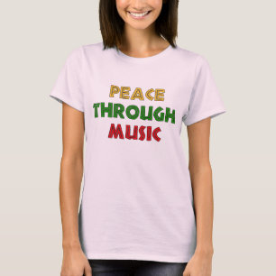 Vrede dankzij muziek t-shirt