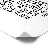 Vrede die ik bij jou laat, John 14:27 Poster (Hoek)