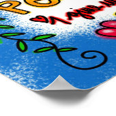 Vrede die ik bij u laat, John 14:27 Christelijk Poster (Hoek)