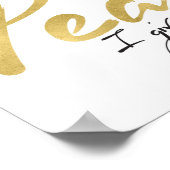 Vrede die ik je geef Art Print (Hoek)