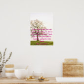 vrede die ik met u verlaat is inspirerend citaat poster (Keuken)