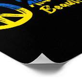 Vrede die ik sta voor Oekraïne Poster (Hoek)