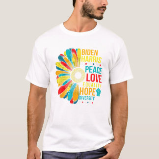 Vrede Diversiteit Gelijkheid T-shirt