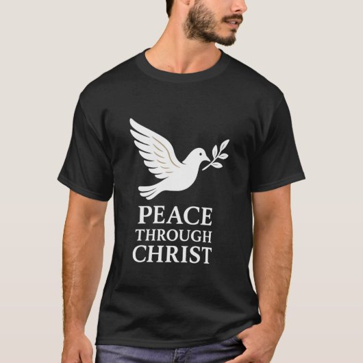 Vrede door Christus T-shirt (Voorkant)