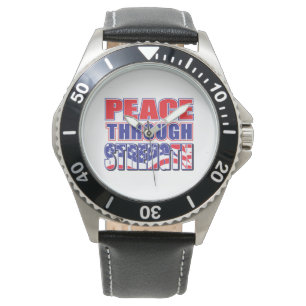 Vrede door kracht horloge