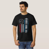 Vrede door kracht t-shirt (Voorkant volledig)