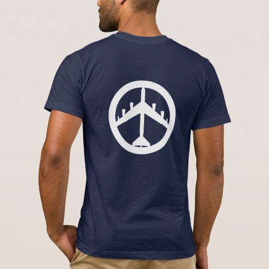 Vrede door kracht t-shirt (Achterkant)