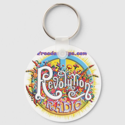 Vrede door revolutie sleutelhanger (Voorkant)