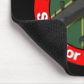 Vrede door superieure Firepower Mousepad Muismat (Hoek)