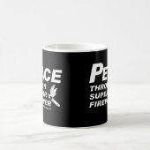 Vrede door superieure Mok van vuurkracht (Center)