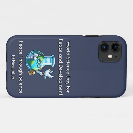 Vrede door wetenschap. 11 november Case-Mate iPhone case (Achterkant (horizontaal))