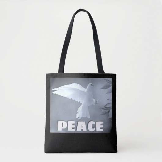 Vrede - duif Tas (Voorkant)