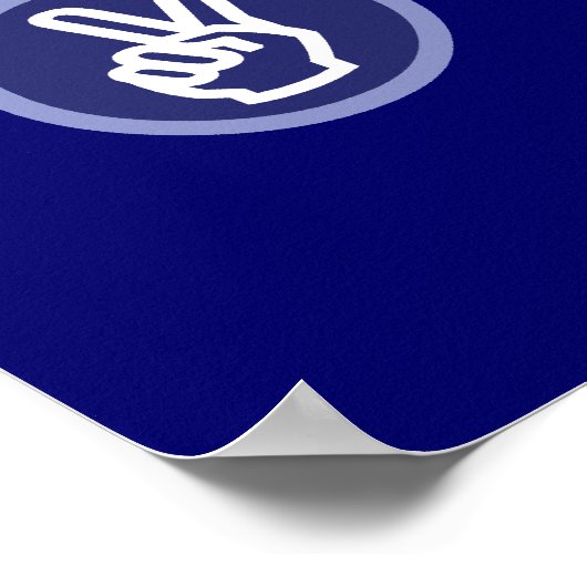 Vrede / Eco-symbolen Poster (Hoek)