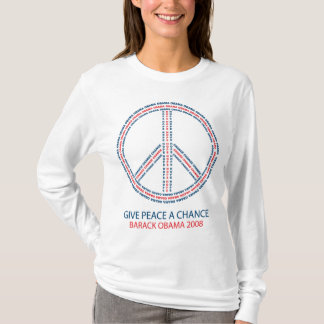 Vrede een kans geven t-shirt