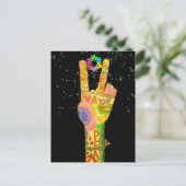 Vrede, Eenheid, Teamwork Briefkaart (Staand voorkant)