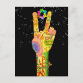 Vrede, Eenheid, Teamwork Briefkaart (Voorkant)