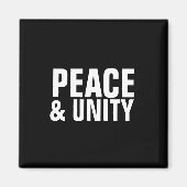 VREDE & EENHEID Vierkante magneet (Voorkant)