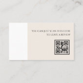 Vrede Elegant Hostel Minimale Stijlvolle Bright Visitekaartje (Achterkant)