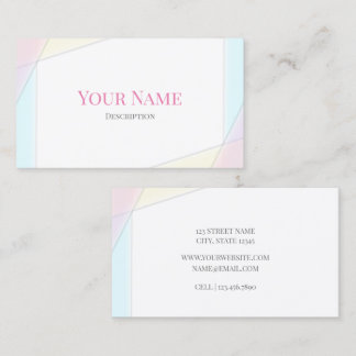 Vrede en blijdschap - Kaart Visitekaartje