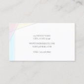 Vrede en blijdschap - Kaart Visitekaartje (Achterkant)