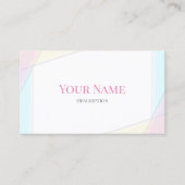 Vrede en blijdschap - Kaart Visitekaartje (Voorkant)