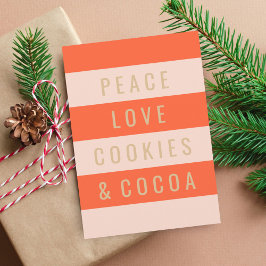 Vrede en Coca Feestdagen Kaart