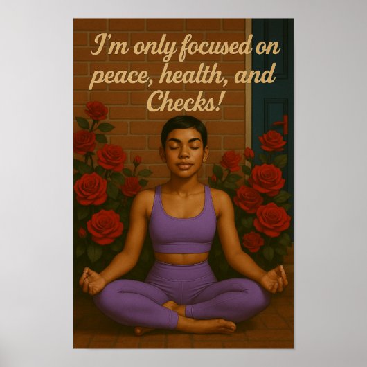 Vrede en controle poster (Voorkant)