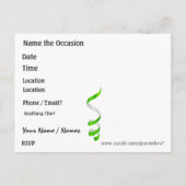 Vrede en ! door SRF Uitnodiging Briefkaart (Achterkant)