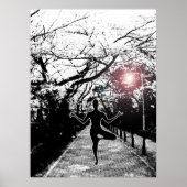 Vrede en evenwicht - Yoga Artwork Poster (Voorkant)