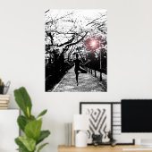 Vrede en evenwicht - Yoga Artwork Poster (Thuiskantoor)