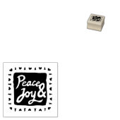 Vrede en feestelijke ambachtelijke vredes rubberstempel (Gestempeld)