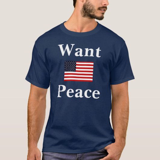 Vrede en gerechtigheid t-shirt (Voorkant)